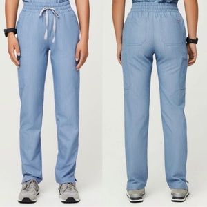 Figs Heathered Indigo High-Waisted Yola size Small/Tall